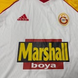 1999/2000 Galatasaray Away White Retro Soccer Long Sleeve Jersey