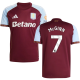 McGINN #7 Aston Villa Home Fans Soccer Jersey 2025/26 (League Font 联赛字体 ) ★★