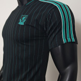 2025/26 LFC Black Retro Style Player Version Soccer Jersey