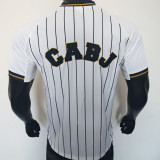 2025/26 Boca White Baseball Player Version T-Shirt  硅胶版