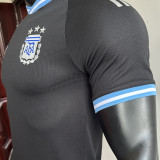 2025/26 Argentina Away Black Player Version Jersey