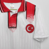 1990 Turkey Home White Retro Retro Jersey