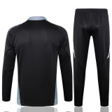 2025 Italy Black Sweater Tracksuit