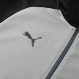 2025 Puma Grey Hoody Zipper Jacket