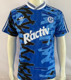 1992/1993 Schalke 04 Blue Retro Soccer Jersey