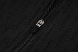 2025 France Black Sweater Tracksuit