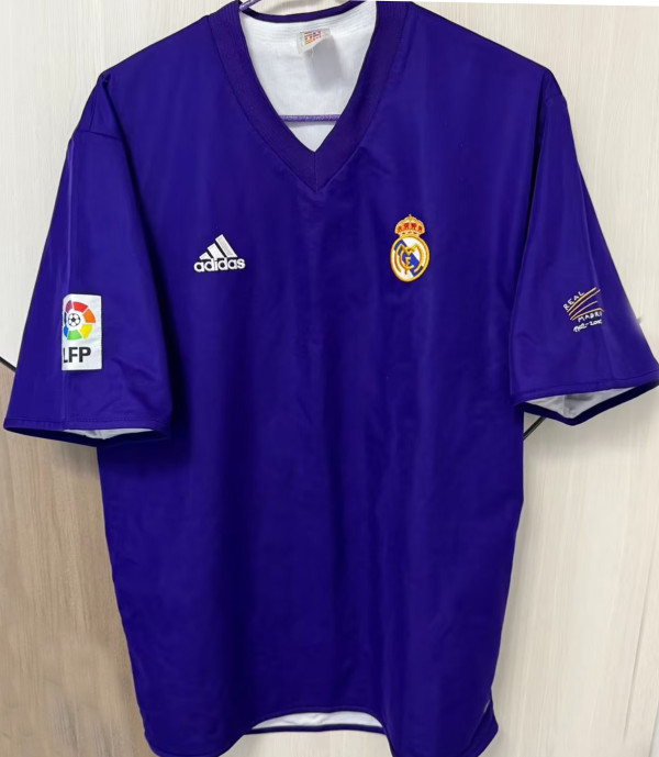 2002/2003 RM Third Reversible Retro Fans Soccer Jersey