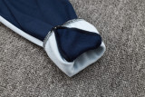 2025 France Sapphire Blue Hoody Zipper Jacket