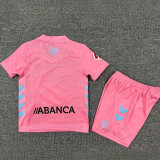 2025/26 Celta Third Pink Kids Soccer Jersey