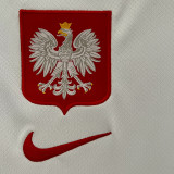 2024/25 Poland Home White Fans Soccer Jersey