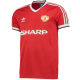 1984 M Utd Home Red Retro Soccer Jersey