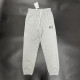 2024/25 Nk~ Grey Pure Cotton Sports Trousers Zipper style