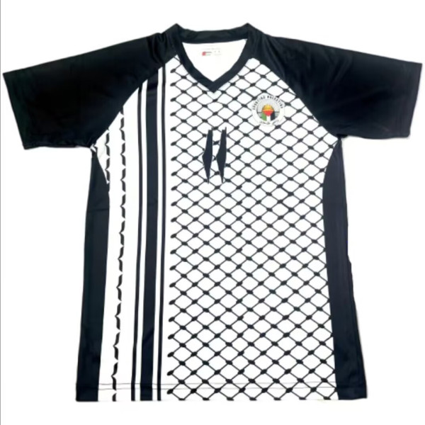 2025 Palestine Retro Style Fans Soccer Jersey