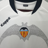 2009 Valencia Home White Retro Soccer Jersey