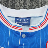 1989/1990 AA Away Retro Kids Soccer Jersey