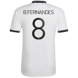 2022/23 M Utd 1:1 Quality Away White Fans Soccer Jersey