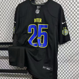 2025/26 INTER # 25 Black NFL Jersey