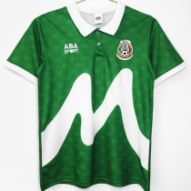 1995 Mexico Home Green Retro Soccer Jersey