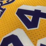 Lakers BRYANT #24 Retro Yellow NBA Girl Jersey