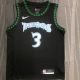 2018 Timberwolves MARBURY # 3 Black Retro NBA Jerseys Hot Pressed