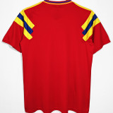 1990 Colombia Away Red Retro Soccer Jersey
