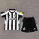 2025/26 Newcastle Home Black White Kids Soccer Jersey