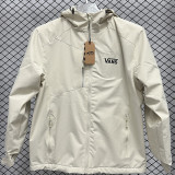 2025 VANS Velvet Thickened warm Beige Outdoor Jackets #F7加绒冲锋衣