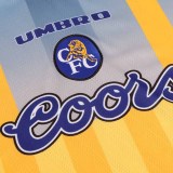 1995/97 CFC Away Yellow Retro Kids Soccer Jersey