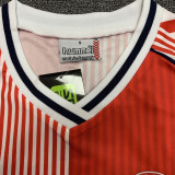 1986 Denmark Home Red Retro Soccer Jersey