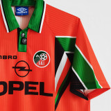 1997/98 Ireland Away Orange Retro Soccer Jersey