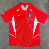 2002 South Korea Home Red Retro Soccer Jersey