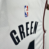 2025 Rockets  GREEN #4 White City Edition NBA Jersey