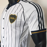 2025/26 Boca White Baseball Player Version T-Shirt  硅胶版
