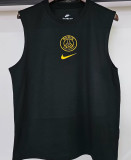 2025 PSG Black Pure Cotton Vest Jersey