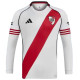2025/26 River Plate Home White Long Sleeve Fans Soccer Jersey