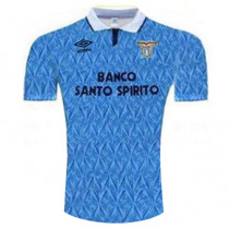 1991/1992 Lazio Home Blue Retro Soccer Jersey