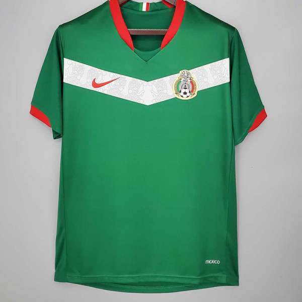 2006 Mexico Home Retrot Soccer Jersey