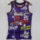1998/99 Timberwolves CARTER #15 Purple Retro NBA Jerseys 热压