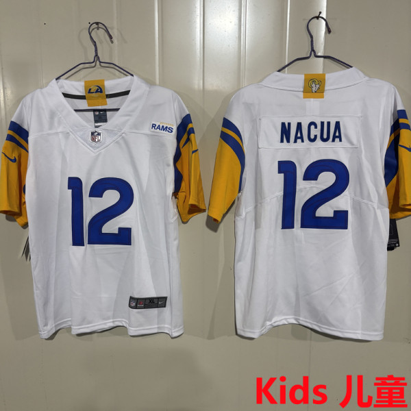 NACUA #12 Los Angeles Rams Kids NFL Jersey 公羊