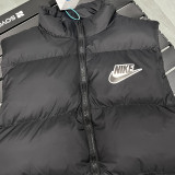 2026/27 NK Black Cotton Vest Jacket  J22001