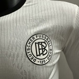 2025 Germany 125Th White Player Version Long Sleeve Soccer Jersey