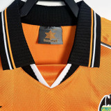 1999/2000 Valencia Away Orange Retro Soccer Jersey