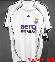 2006/07 RM Home Retro Player Version Soccer Jersey
