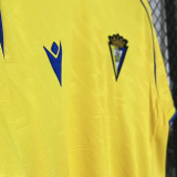 2025/26 Cadiz Home Yellow Fans Soccer Jersey