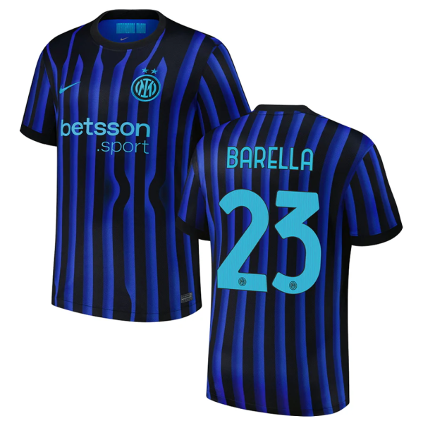 BARELLA #23 In Milan 1:1 Quality Home Fans Soccer Jersey 2025/26 ★★