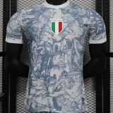 2025 Italy Grey Special Edition Player Version Soccer Jersey