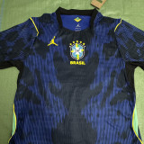 2026/27 Brazil Away Blue Player Version Soccer Jersey