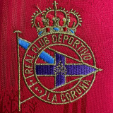 1997/98 Deportivo La Coruna Red Retro Soccer Jersey