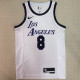 Lakers BRYANT #8 White City Edition NBA Jerseys
