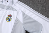 2025/26 RM Grey White Kids Jacket Tracksuit